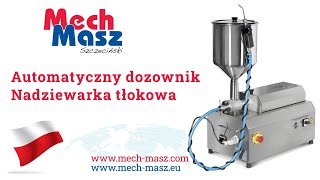 Automatyczny dozownik Nadziewarka tłokowa [upl. by Farman]