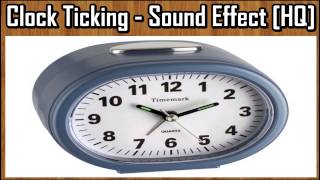 Clock Ticking  Sound Effect HQ [upl. by Constantino]