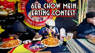 7LB CHOW MEIN EATING CONTEST at Mr You in Montclair CA RainaisCrazy [upl. by Latsyrc]