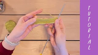 Tutorial Tunisch haken voor beginners  de basissteken [upl. by Edsel]