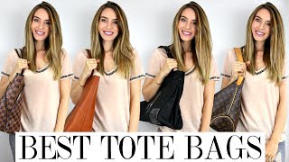 BEST TOTE BAGS 2017  Louis Vuitton Chanel Givenchy Tory Burch etc  Shea Whitney [upl. by Hank]