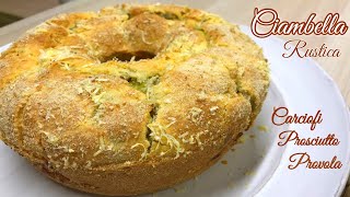 CIAMBELLA RUSTICA ISTANTANEA ricetta veloce RUSTIC BAGEL [upl. by Latreece]