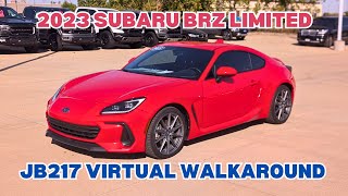 2023 Subaru BRZ Limited  JB217 Virtual Walkaround [upl. by Emeric]