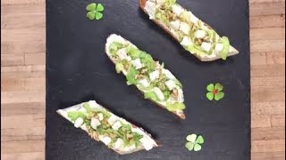 Copaline  Recette de tartine avocat chèvre et miel [upl. by Runkel]