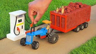 diy tractor mini petrol pump science project  MiniCreative1  keepvilla [upl. by Slaby308]