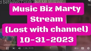 Krystals Keeping Lesley Down Music Biz Marty Stream 10312023 [upl. by Ymirej369]