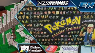 Playing the Ultimate Pokemon Board Game  Tabletop Simulator  KZXcellent Livestream [upl. by Linell747]