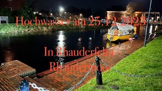 Hochwasser in Rhauderfehn Rhaudermoor 25122023 [upl. by Cyrilla]