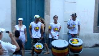 Amostra da percussão do Olodum no Pelourinho 2013 [upl. by Dazhehs988]