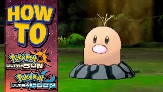 HOW TO GET Alolan Diglett in Pokemon Ultra Sun and Moon [upl. by Margy689]