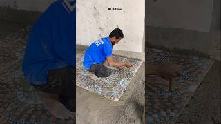 Parking tiles installationparking tiles fitting designconstruction shortvideo shortshomedecor [upl. by Niak]