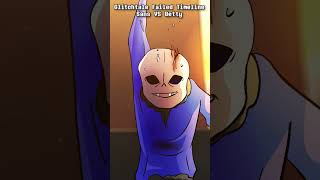 Failed Timeline Chronicles Clip Sans VS Betty undertaleau undertale glitchtale undertalesans [upl. by Anitsirhc]