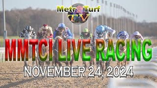 24 November 2024  Philippines Horse Racing Live  Metro Manila Turf Club Inc [upl. by Nycila623]