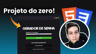 Criando projeto completo com HTML CSS e JavaScript [upl. by Roma]