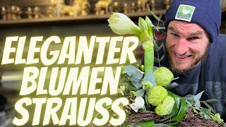 Eleganter Blumenstrauss für den Winter selber machen  Die Königin des Winters für dein Wohnzimmer [upl. by Davine]