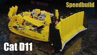 LEGO 42131 Cat D11 Bulldozer Speedbuild  42131 LEGO Cat D11 Rendered  Blender Geometry Nodes 33 [upl. by Nicola535]