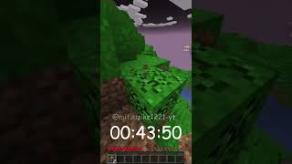 I broke the world record for getting the elytra in Minecraft minecraft worldrecord elytra shorts [upl. by Ilrebma518]