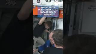 Astronautas varados en el espacio dan la bienvenida a cápsula que los regresará a la Tierra shorts [upl. by Eldwon263]