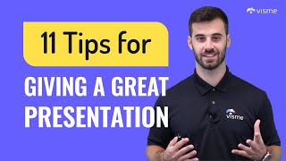 11 Simple Tips for Giving The Best Presentations [upl. by Yelsiap]