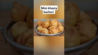 Mini khata kachori 😋  Teatime snacks  kachori snack shorts streetfood [upl. by Nytsirhc903]