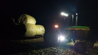 Moving Corn Stalk Bales [upl. by Assin493]