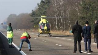 Ongeval vrachtwagens op A67 [upl. by Yv]