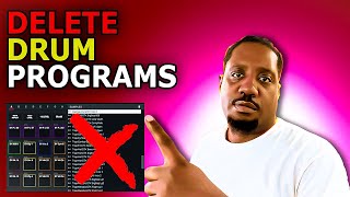 How to Delete Drum Programs akai mpc beats software [upl. by Yenoh]