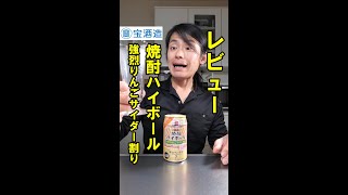 レビュー辛口を貫く缶チューハイ 焼酎ハイボール 強烈りんごサイダー割り 宝酒造 [upl. by Abbi]