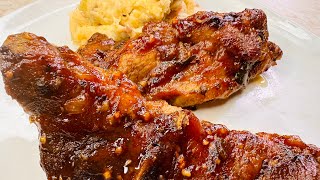 Baked BBQ Country Style Ribs amp Riblets 🔥 food bbq baked [upl. by Henrietta]