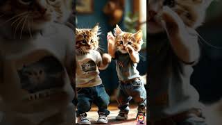 AI Takes Over Cats ❗❗❗ The Ultimate Cat Dance Party ai cat dance catlover [upl. by Mitch]