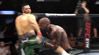 REQUIS PUNCHES HIS OPPONENTS HEAD CLEAN OFF HIS SHOULDERS [upl. by Auqinal404]