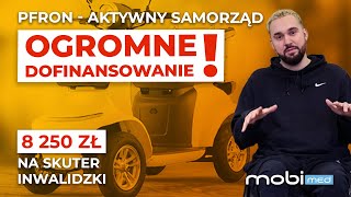 Skuter Inwalidzki Elektryczny RUSZYŁY DOFINANSOWANIE 8250 zł  Aktywny samorząd 2024 PFRON [upl. by Akinal]