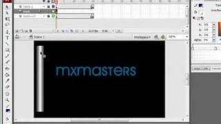 Flash CS3  Efeito máscara  wwwmxmasterscombr [upl. by Okiman]