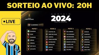 SORTEIO DA LIBERTADORES AO VIVO  20H  GRÊMIO [upl. by Tatia927]