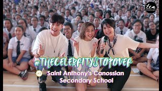 TheCelebrityStopover at St Anthonys Canossian Secondary School [upl. by Scibert]