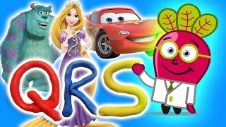 ABECEDARIO DISNEY Q R S Alfabeto con Personajes Rayo Mcqueen [upl. by Partridge]