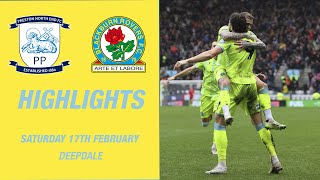 Highlights Preston North End v Blackburn Rovers [upl. by Eramat]