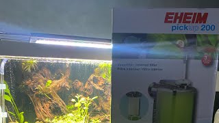 EHEIM pick up 200 aquarium filter UNBOXING  review [upl. by Gonagle]