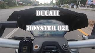 Top Speed Ducati Monster 821 2015 [upl. by Alroi650]