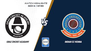 Match 34  GCA vs ICCV  Highlights  ECS Austria 2024  1 Sep 2024  ECS24844 [upl. by Haisej]