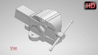 Vise Autodesk Inventor Tutorial [upl. by Case]