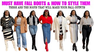 MUST HAVE FALL BOOTS AND HOW TO STYLE THEM [upl. by Wardlaw669]