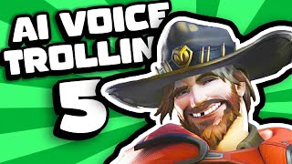 HILARIOUS AI Voice Trolling 5 Overwatch 2 [upl. by Finn]