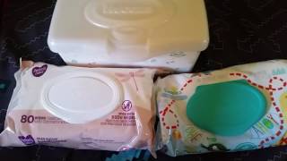 Baby wipes comparison and review Pampers sensitive Huggies Natural Parents Choice [upl. by Avek]