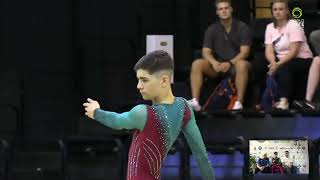 Giacomi Gianmaria SP Cat Men Youth Free Program Artistic European Championship 2024 Portugal [upl. by Nahtnhoj]