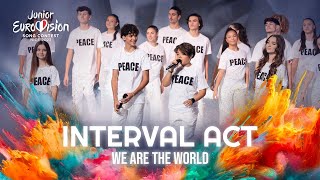 We Are The World medley 🌍 Interval  Junior Eurovision 2023  JESC2023 [upl. by Gorey]