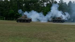 World War II Battle Reenactment ‘Biazzo Ridge  Sicily 1943’  Volusia Valor Days 20240505 [upl. by Anytsirk830]