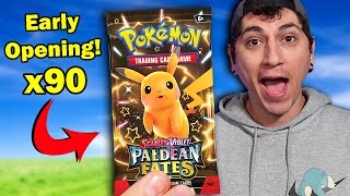 EARLY Paldean Fates Pokemon Card Opening FULL Case of ETBs [upl. by Idden]