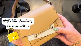 UNBOXING Strathberry Mosaic Nano Purse [upl. by Bose]