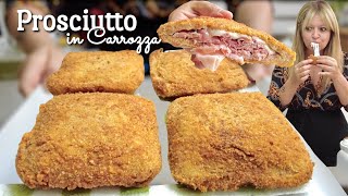 PROSCIUTTO IN CARROZZA ricetta con PANCARRÈ facile e veloce  Tutti a tavola [upl. by Janina]